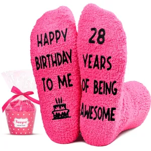 28 Year Old Girl Gifts, Best Gifts for 28 Year Old Woman Female, Birthday Socks for Her