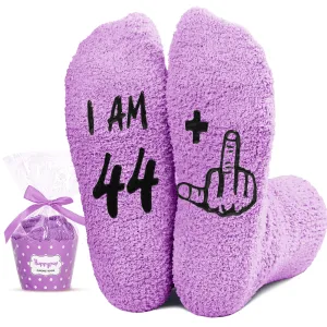 45 Year Old Birthday Gifts for Middle Aged Women, 45th Birthday Socks, Best Gifts for 45 Year Old Woman, 45th Birthday Gifts for Her