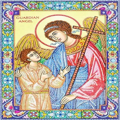 5D Diy Diamond Jesus Cross Painting Wall Decor Religious Embroidery Mary Statue Cathlic Figures Of Rhinestone Orthodox Gift