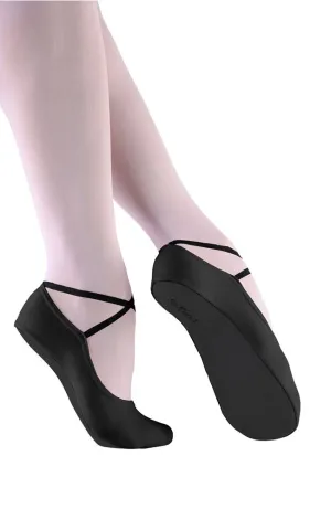 Adult Black Dani Suede Sole Slippers