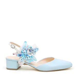 Agate Blue Slide   Butterfly Elsie Strap