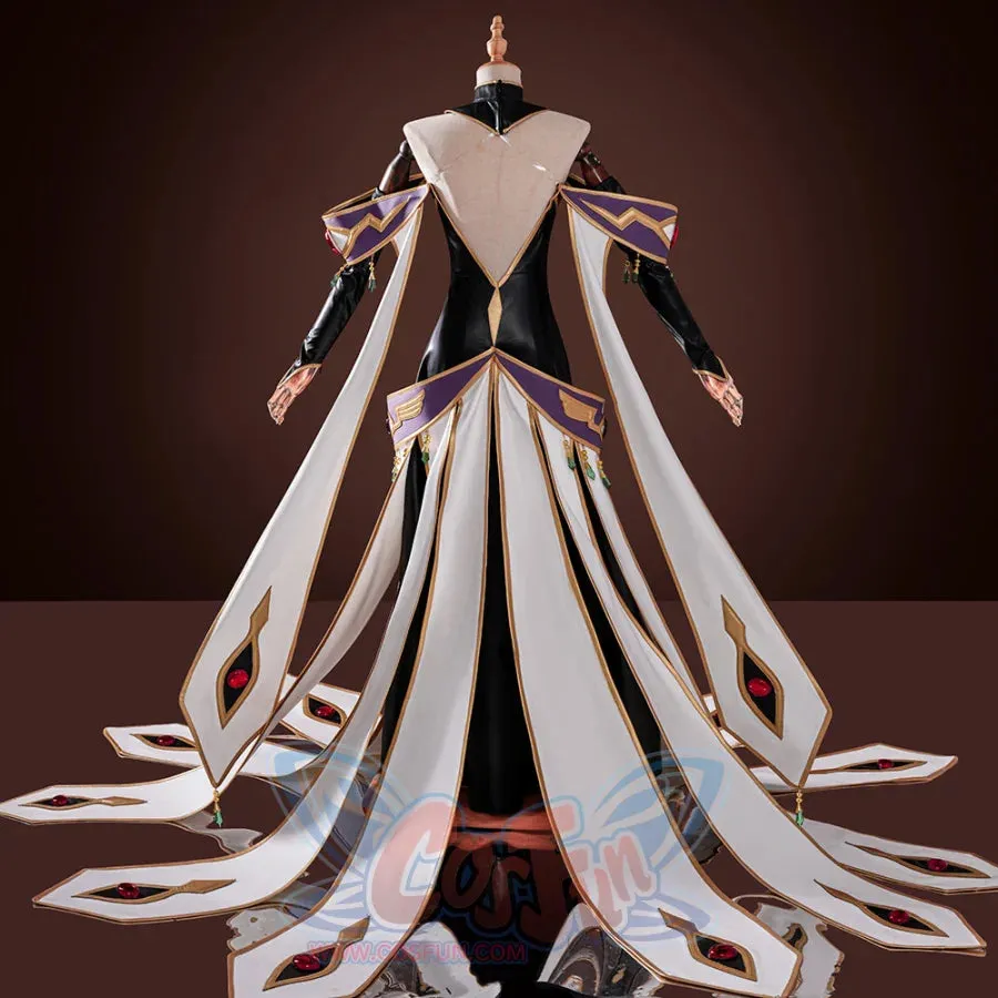 Anime Code Geass: Lelouch of the Rebellion Code Geass C.C. Queen Dress Cosplay Costume C09323