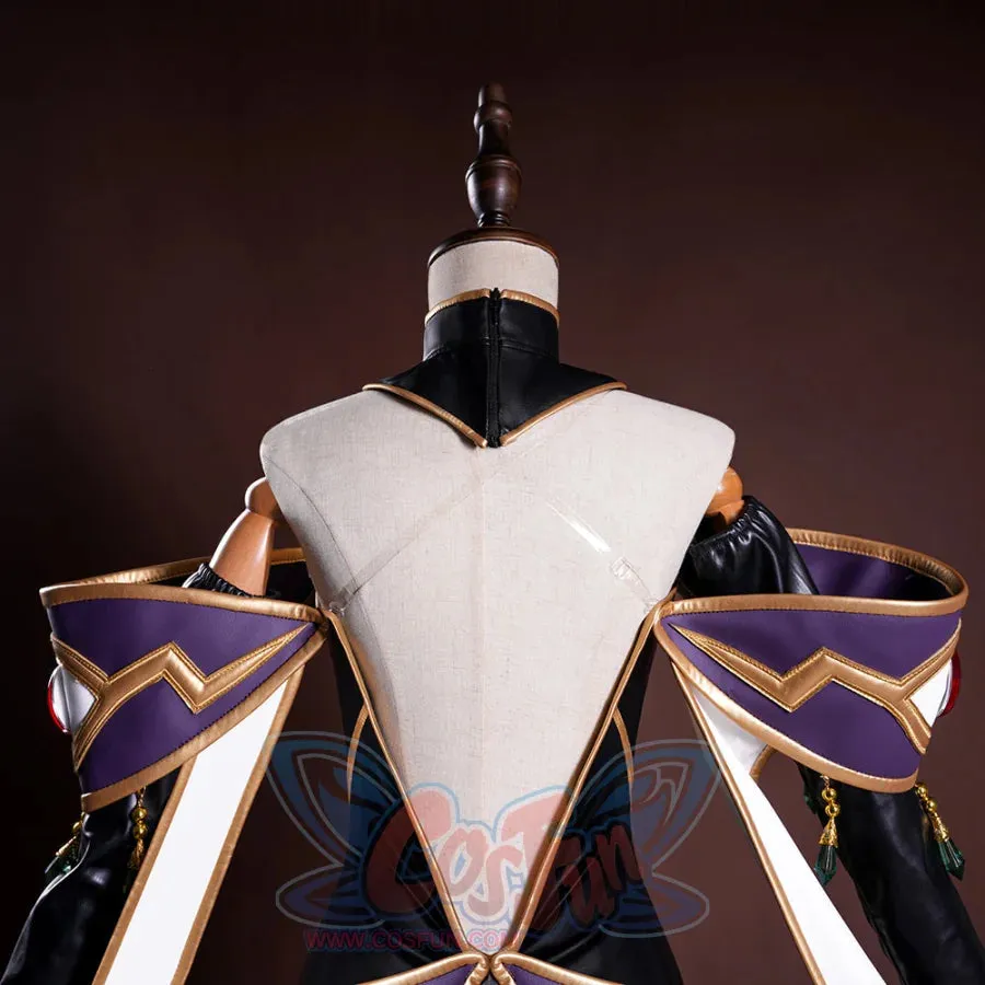 Anime Code Geass: Lelouch of the Rebellion Code Geass C.C. Queen Dress Cosplay Costume C09323