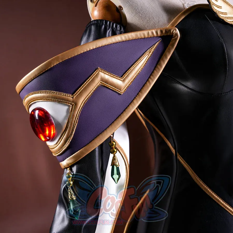 Anime Code Geass: Lelouch of the Rebellion Code Geass C.C. Queen Dress Cosplay Costume C09323