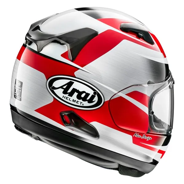 Arai Quantum-X Motorcycle Full-Face Helmet - Steel Graphic