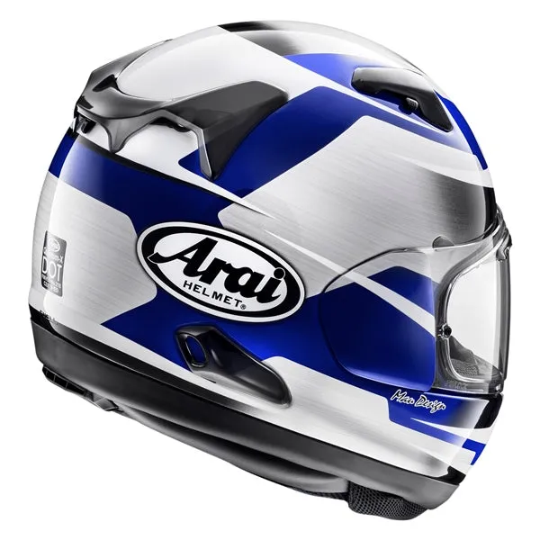 Arai Quantum-X Motorcycle Full-Face Helmet - Steel Graphic