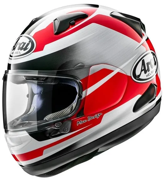 Arai Quantum-X Motorcycle Full-Face Helmet - Steel Graphic