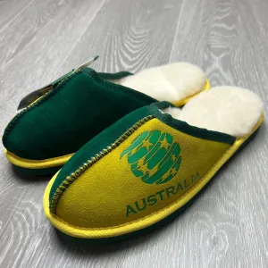 Australia Socceroos Merino Wool Slippers Size US W14 / M13 (new)