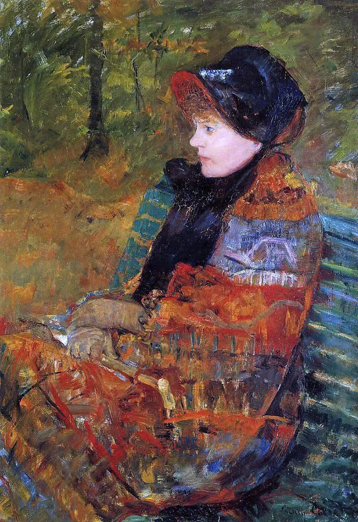 Autumn (also known as Profile of Lydia Cassatt) by Mary Cassatt - Art Print