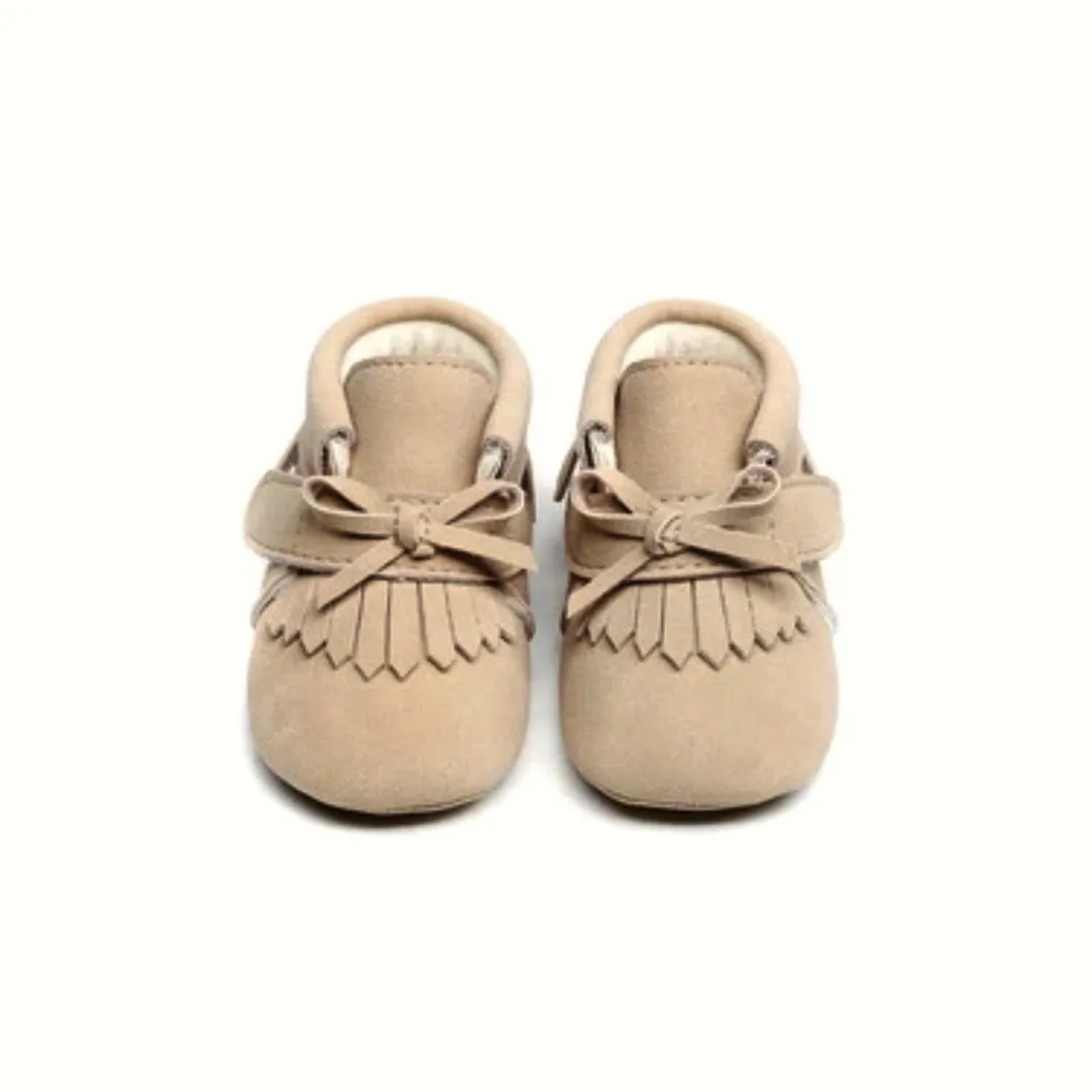 BABYMOCS LITTLE ADVENTURER MOCCASINS BEIGE