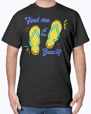 Beach Slippers - Cotton T-Shirt (Mens)
