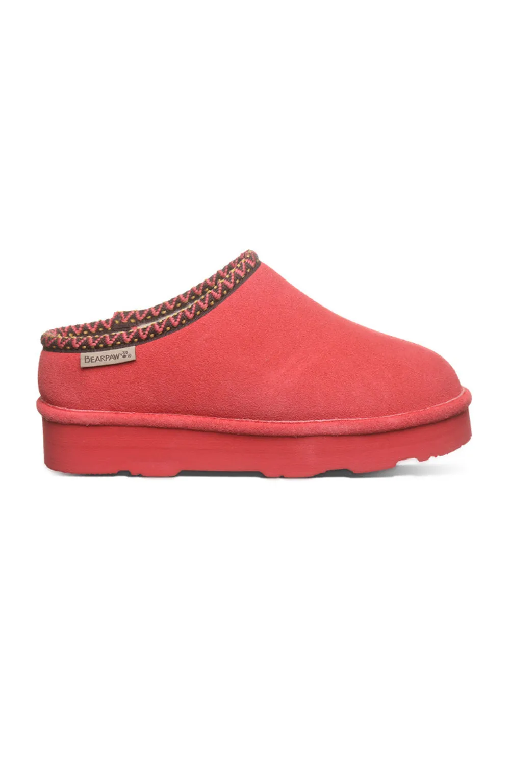 Bearpaw Martis Platform Slipper Clogs for Women in Guava | 3038W-628 GUAVA