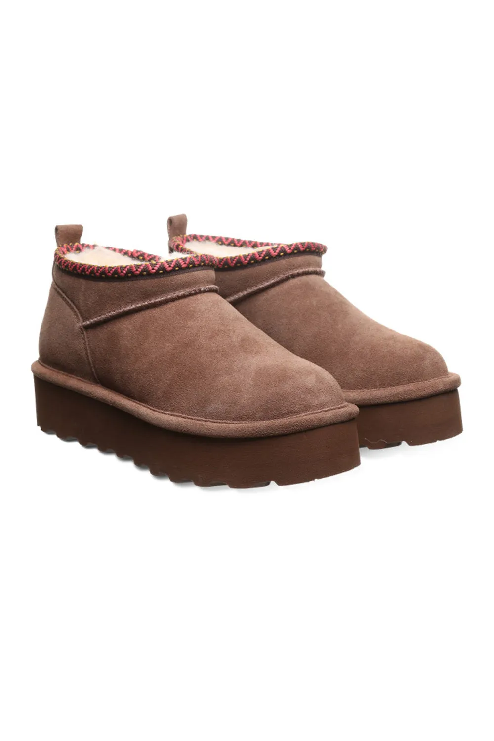 Bearpaw Retro Super Shorty Deco Slipper Clogs for Women in Cocoa | 3116W-210 COCOA