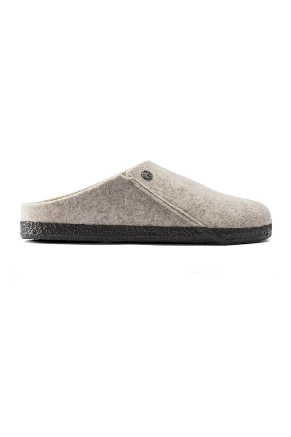 Birkenstock Zermatt Wool Felt Shearling Slippers for Women in Eggnog | 1020029