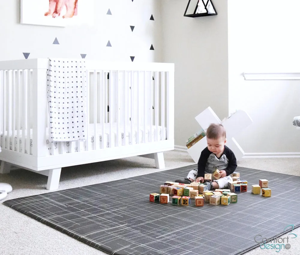 Black Linen Play Mat FINAL SALE (Will Call)