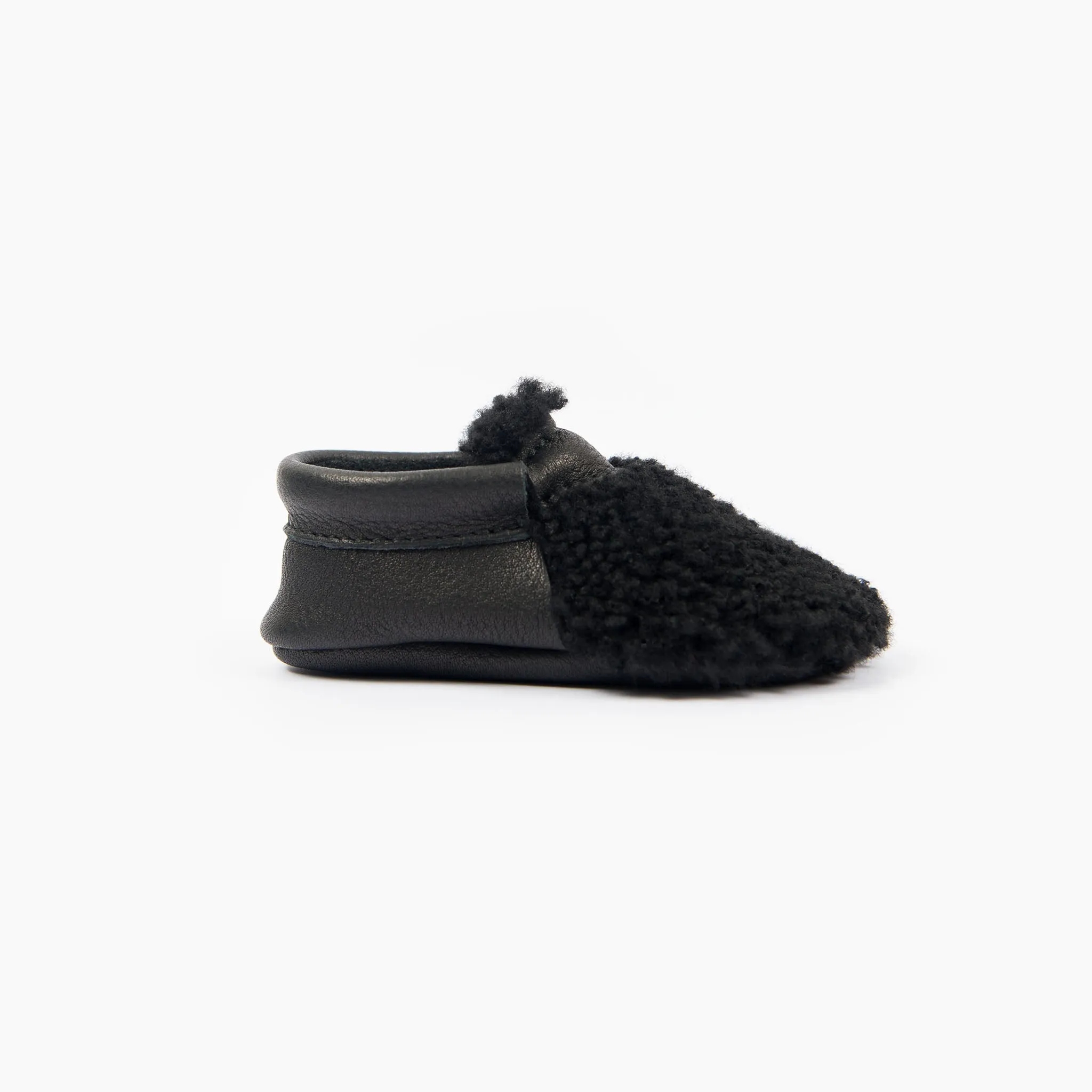 BLACK YETI MOCCASINS
