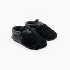 BLACK YETI MOCCASINS