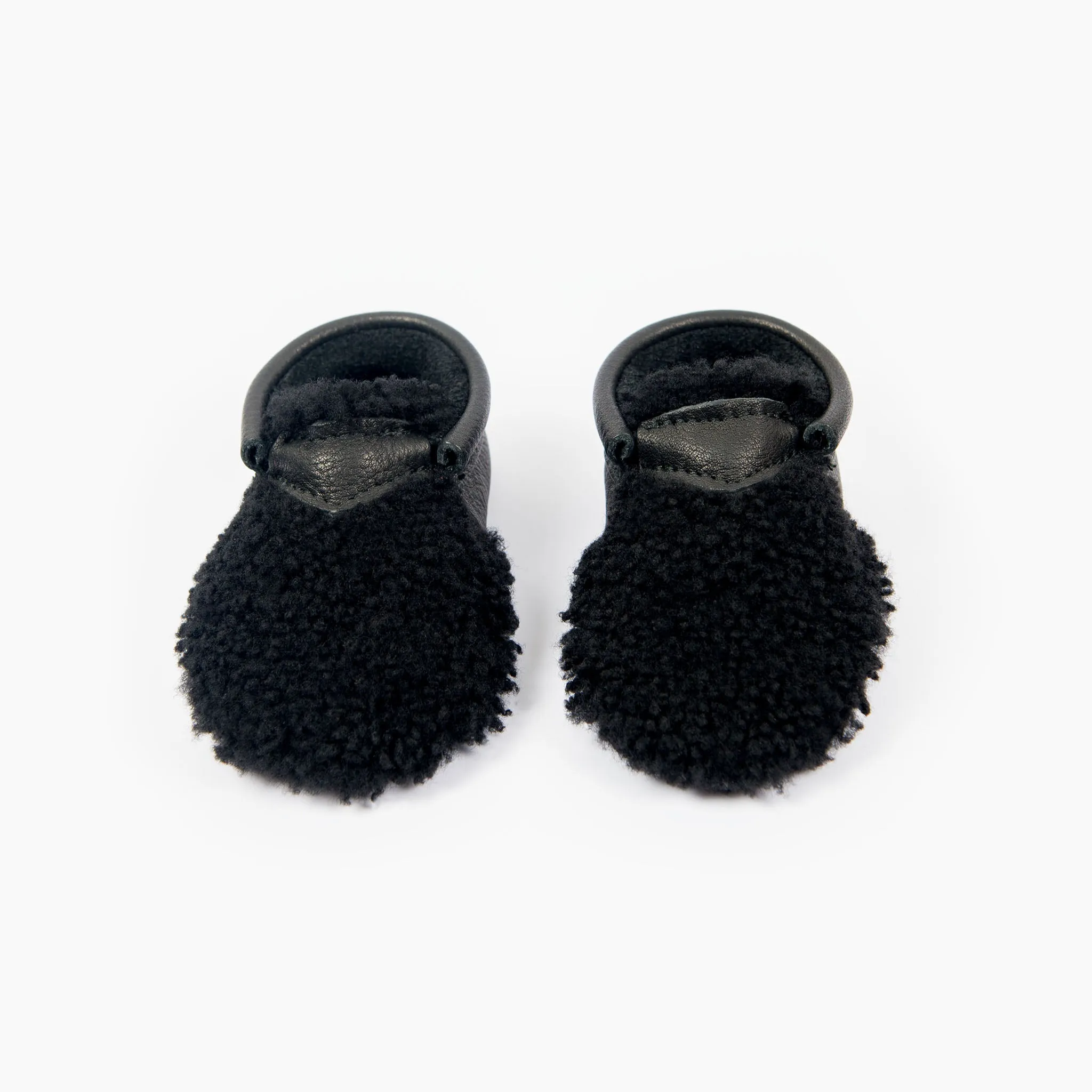 BLACK YETI MOCCASINS