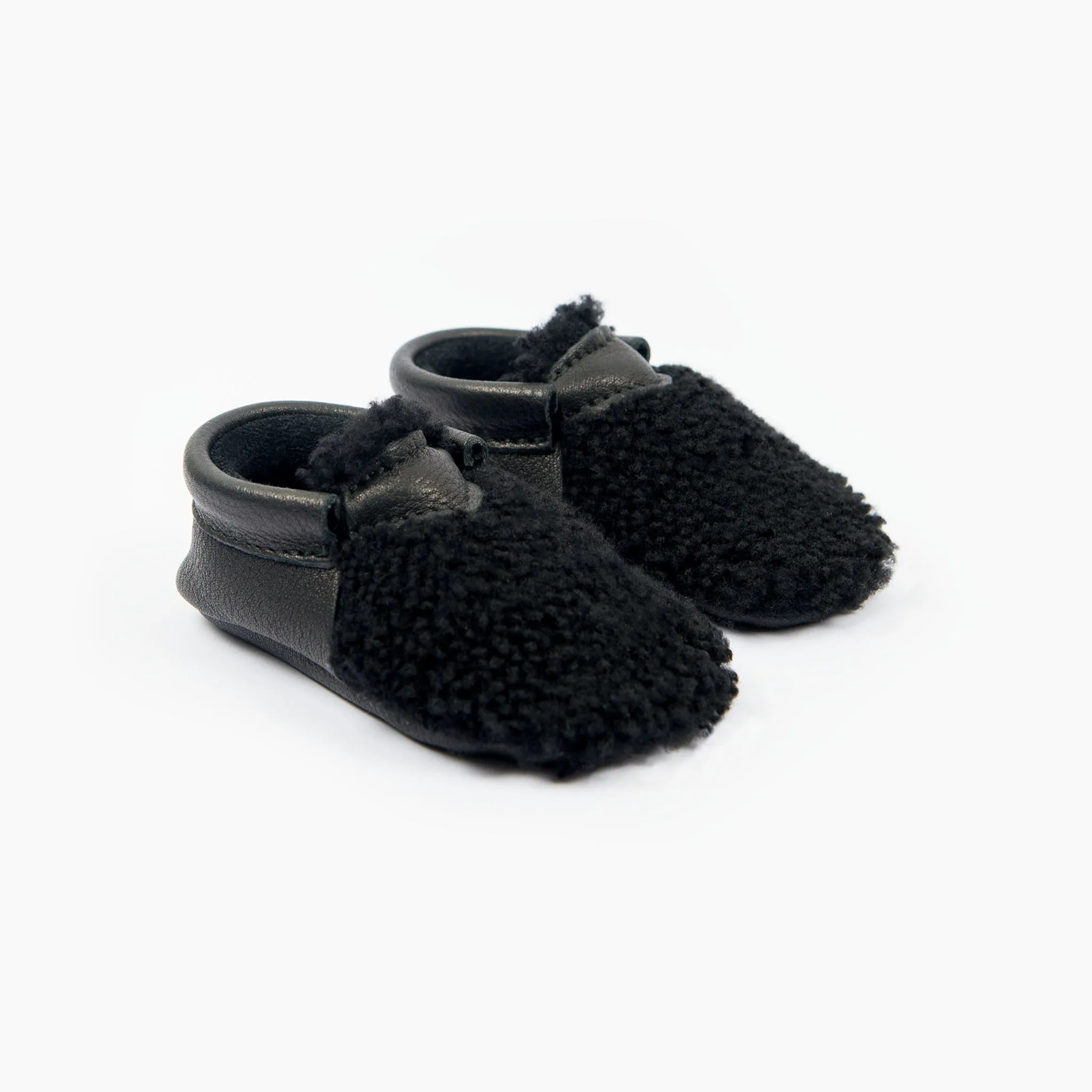 BLACK YETI MOCCASINS