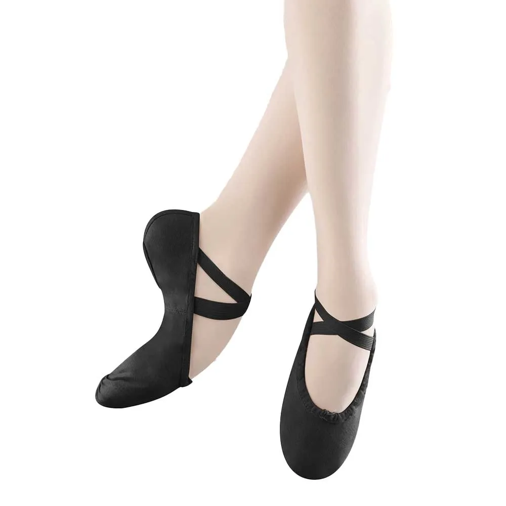 Bloch S0277L Ladies Pump Canvas Ballet Slippers - Black