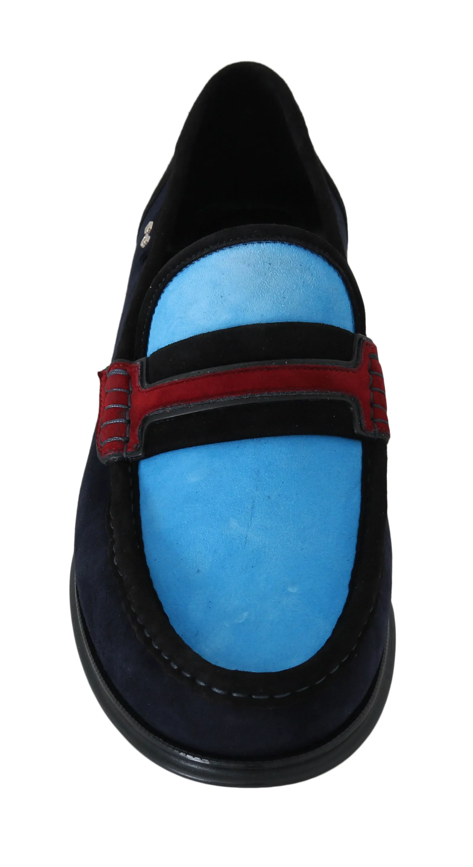 Blue Suede Loafers Moccasins Slides Loafers