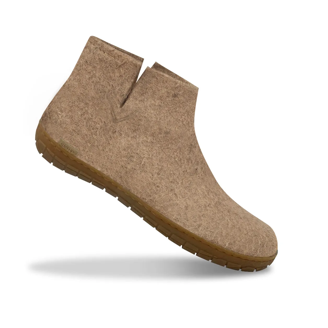 Boot with natural rubber sole - honey - Sand