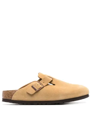 Boston suede leather slippers