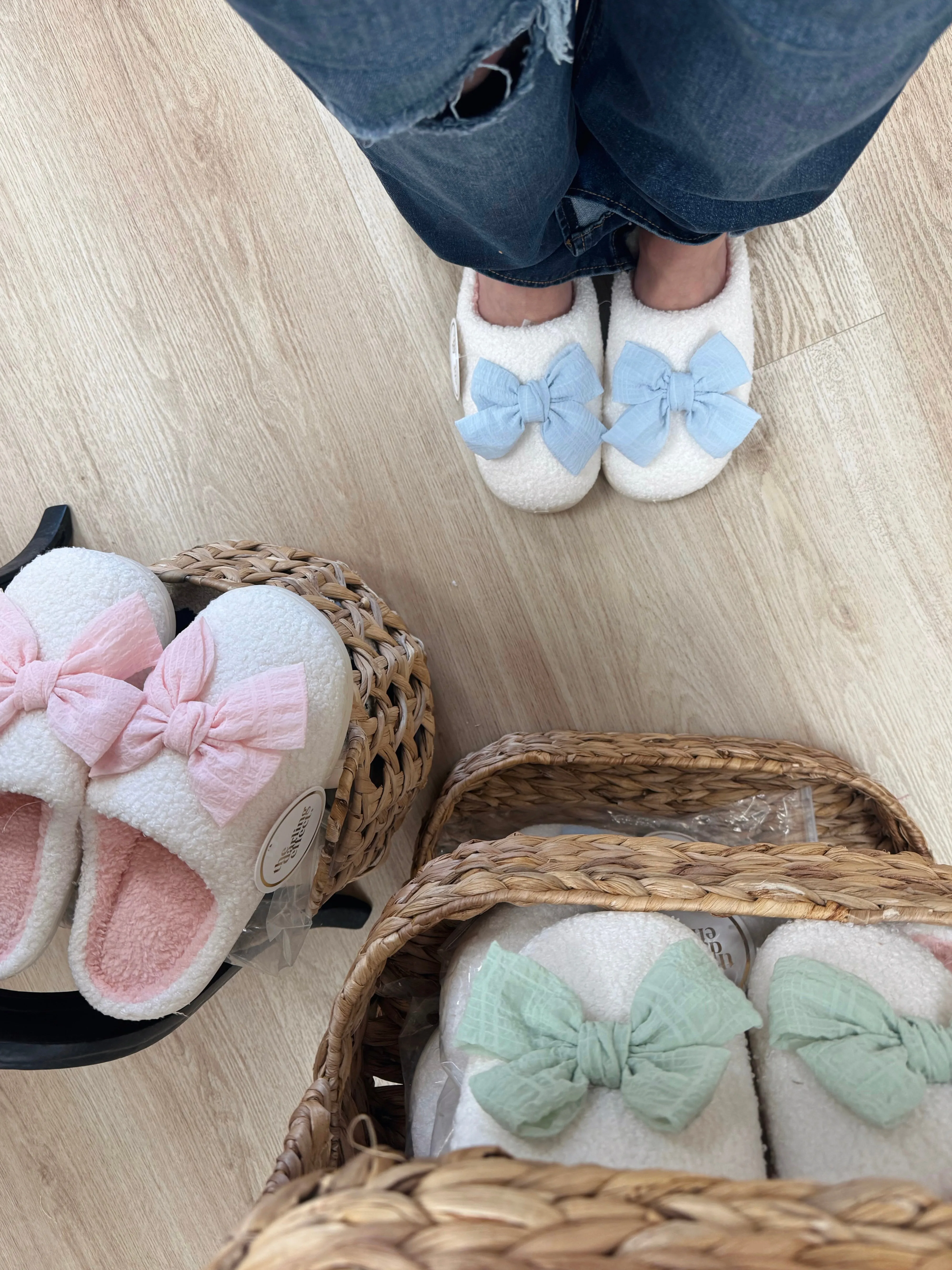 Bow Slippers