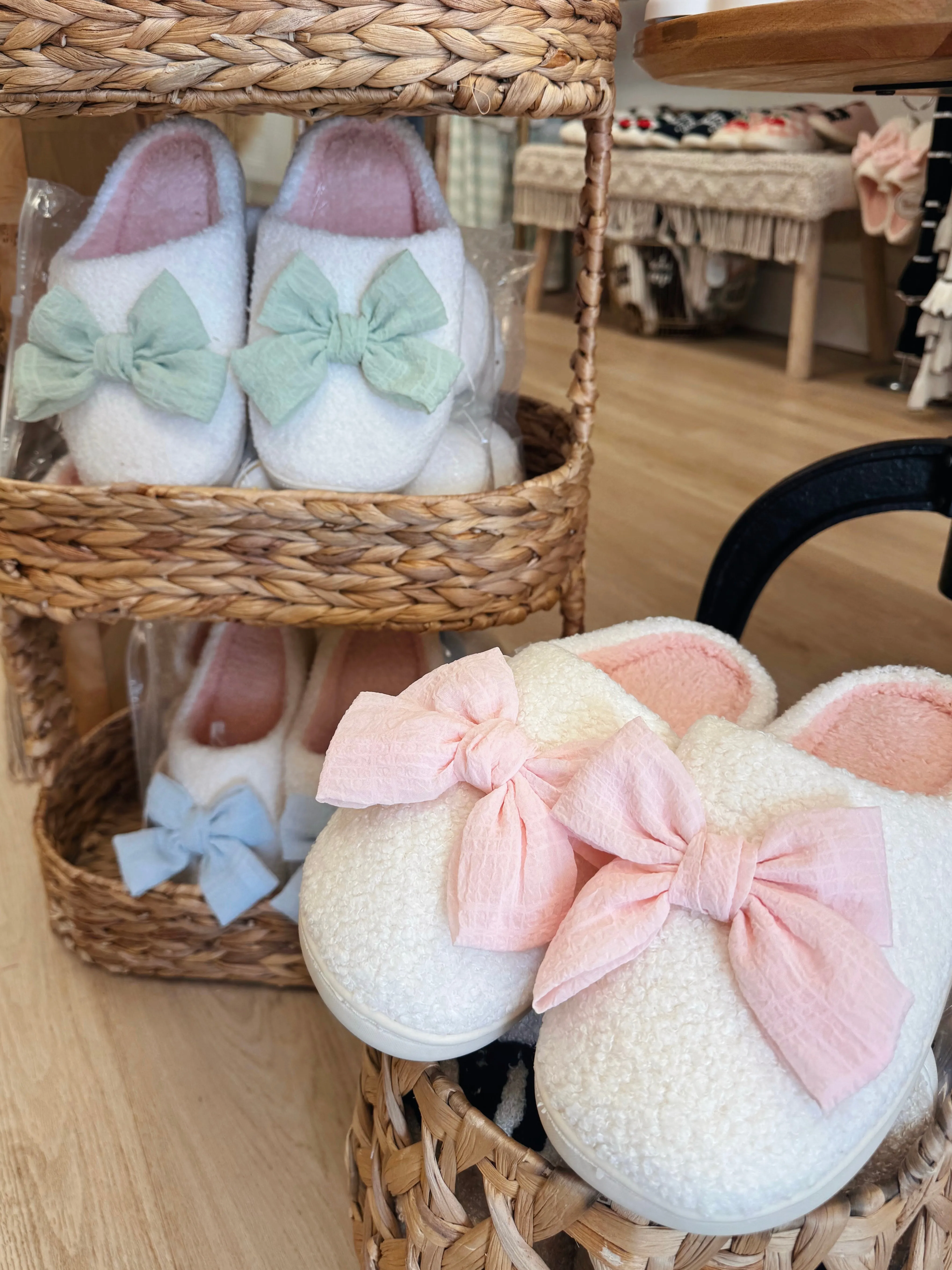 Bow Slippers