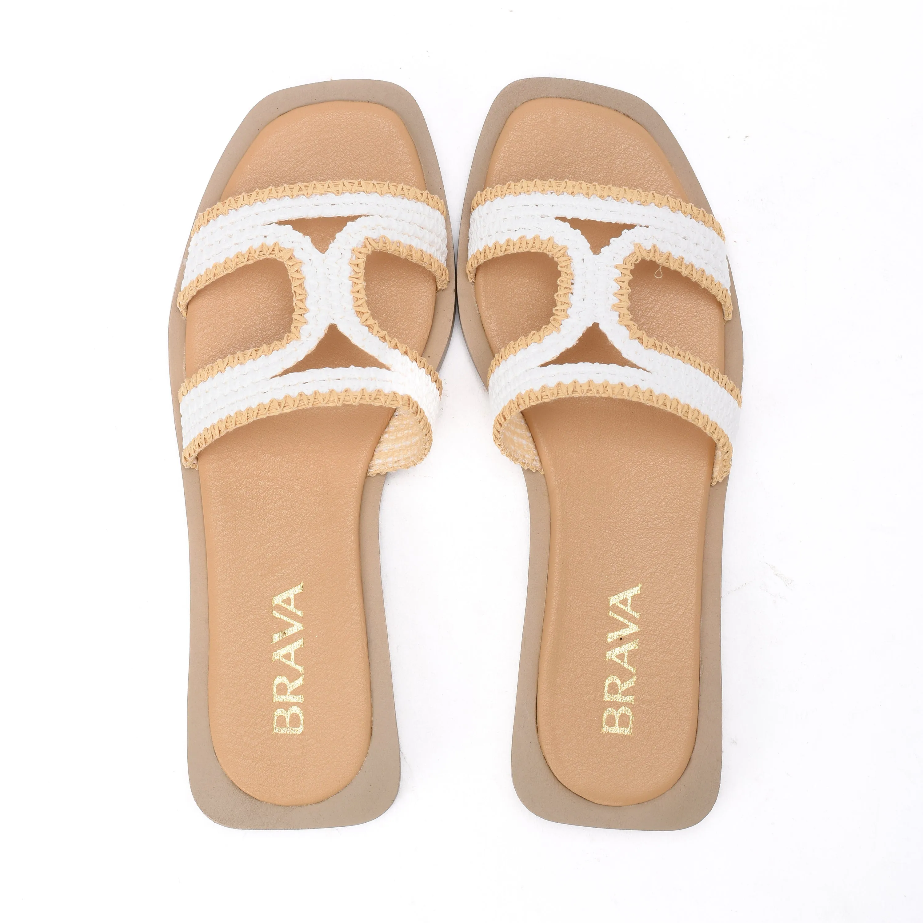 Brava Off White Tierra Slide