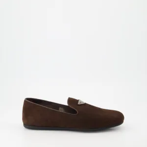 Brown Suede Moccasins