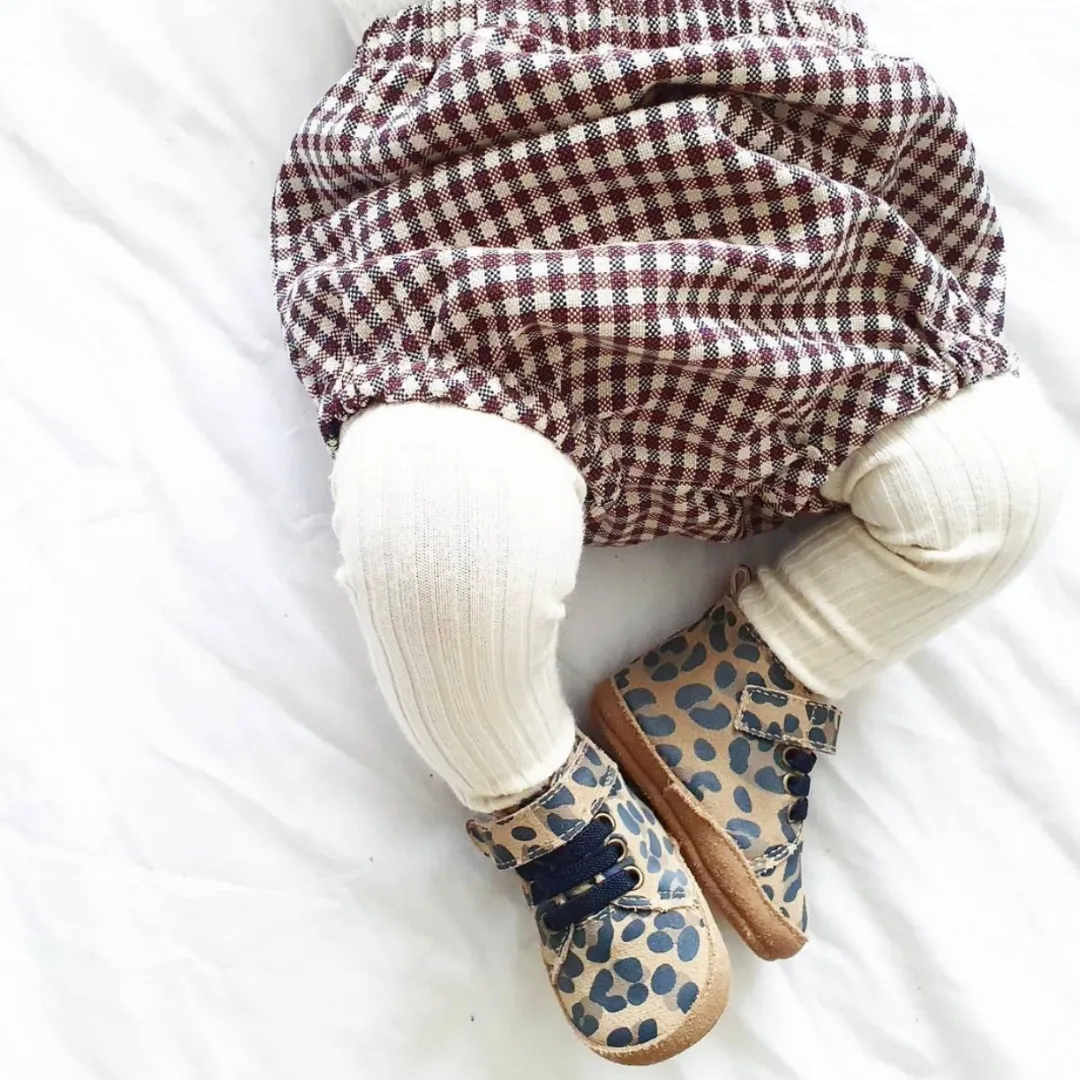 Buddy Tan Leopard Trainers