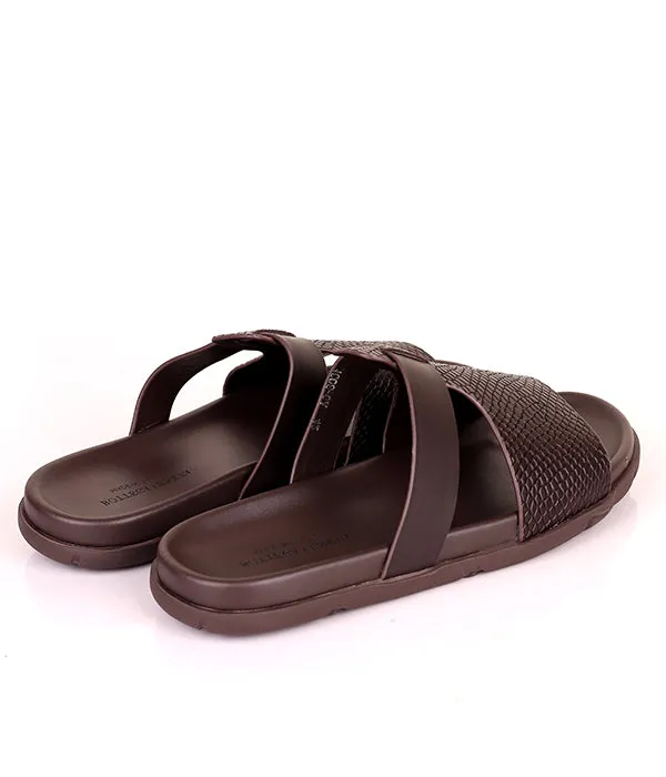 BV Instep Cover Slide|Coffee