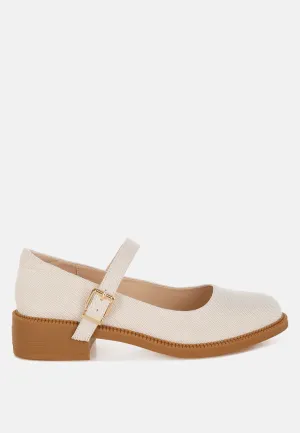 Canvas Mary Jane Shoes By RUW