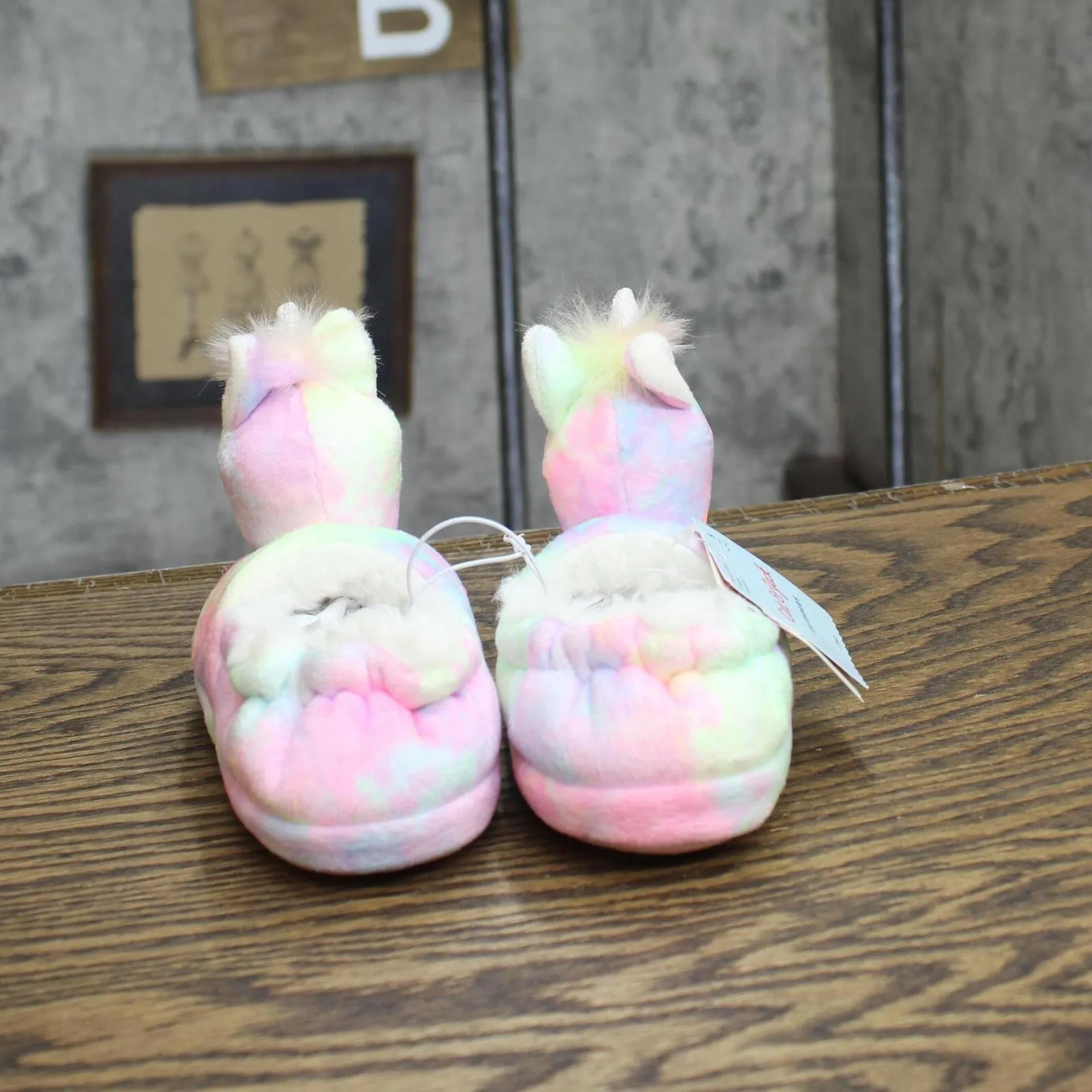 Cat & Jack Toddler Girls Magic Unicorn Slippers 88507590 Pink Multi S