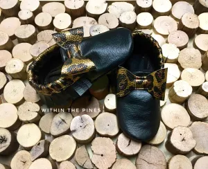 Cheetah Bow Moccasins