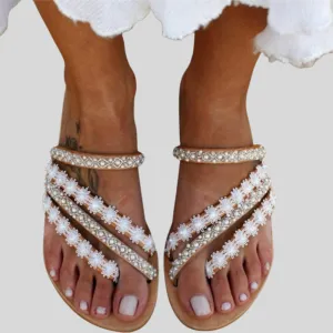 Chic Leather Slippers for Women