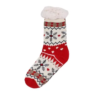 Christmas Sweater Sherpa Lined Socks