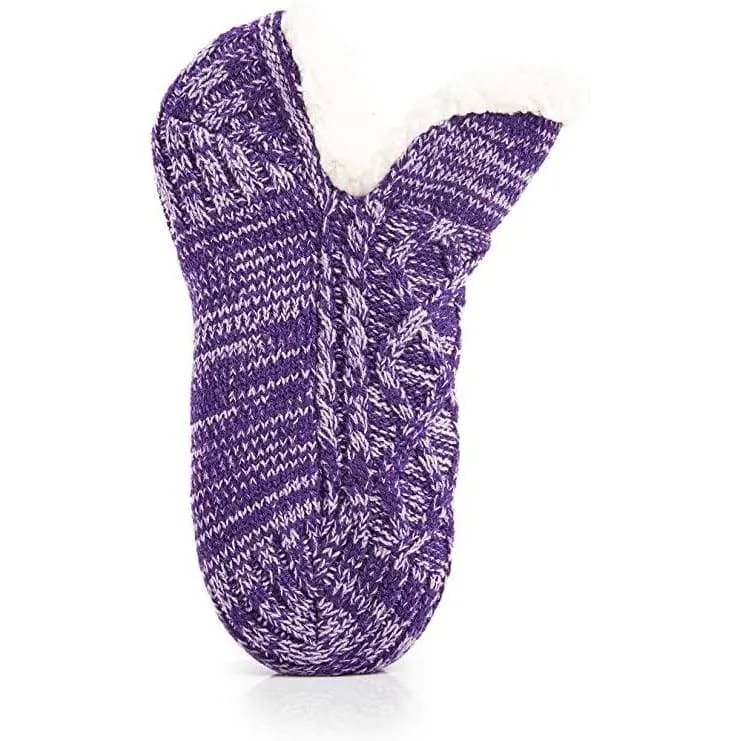 CityComfort Women Slipper Socks, Fluffy And Warm Fleece Lined Anti Slip Socks