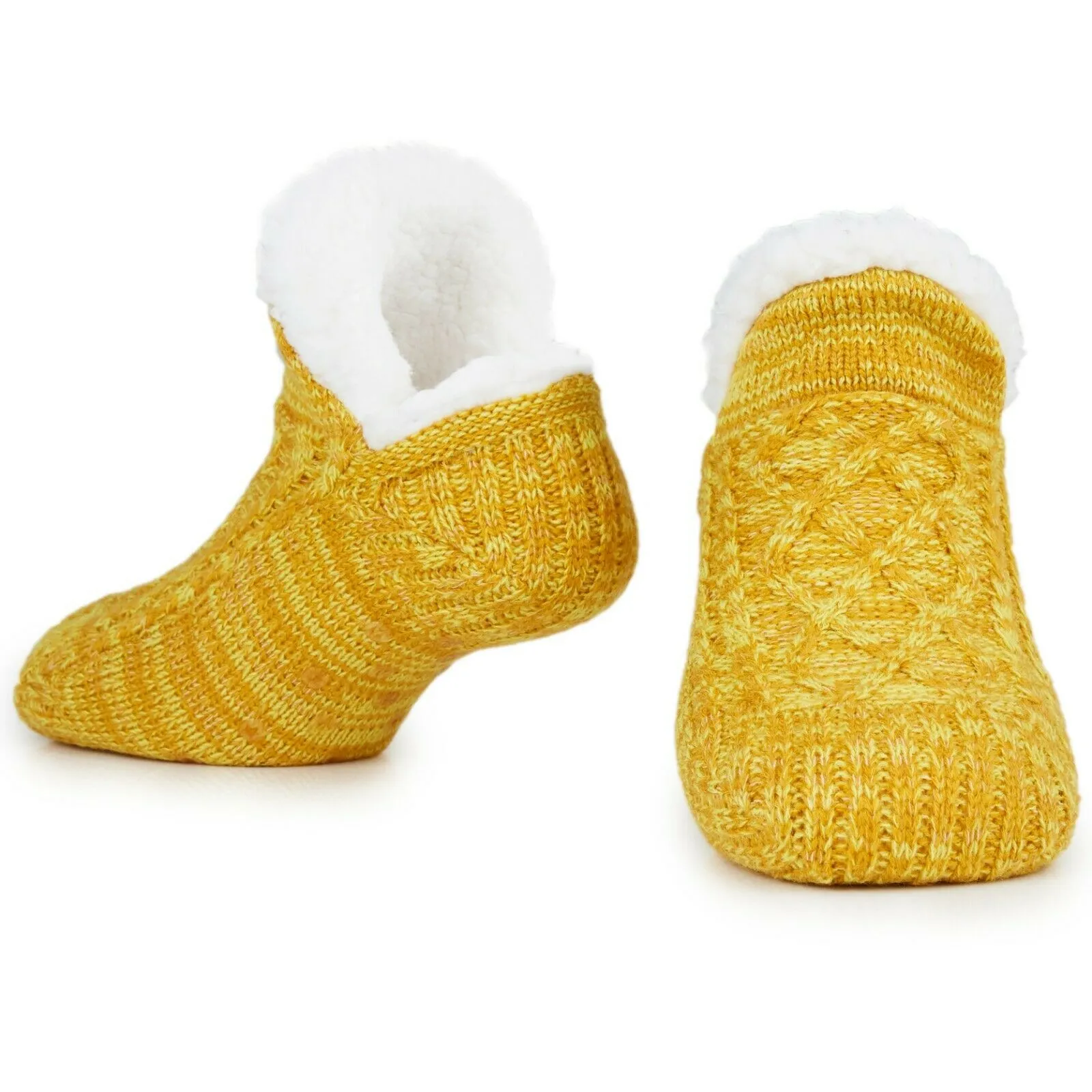 CityComfort Women Slipper Socks, Fluffy And Warm Fleece Lined Anti Slip Socks