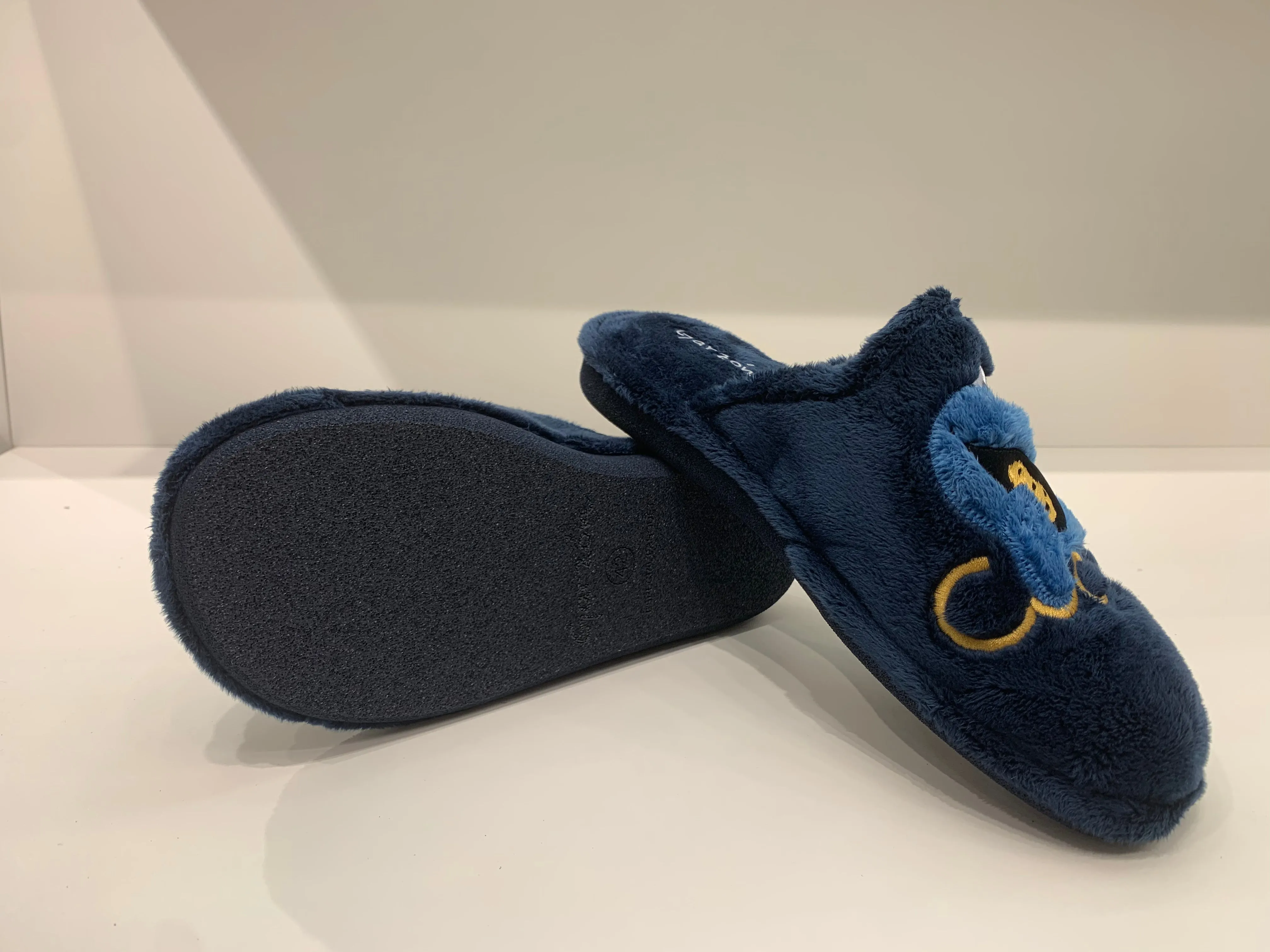 COOKIE MONSTER SLIDERS NAVY
