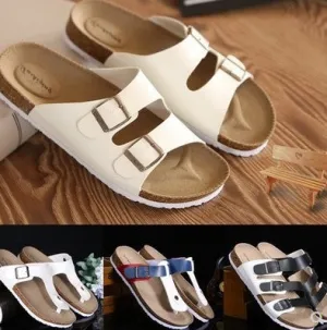 Cork slippers men's sandals