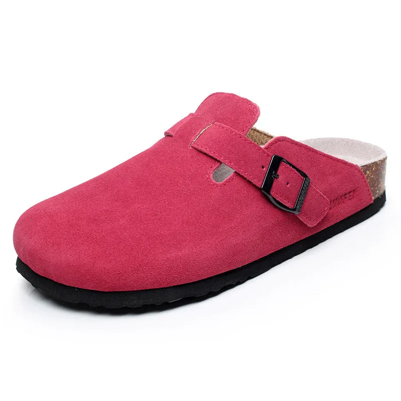 Couples' Cork Slippers Women's Large Size Without Heel