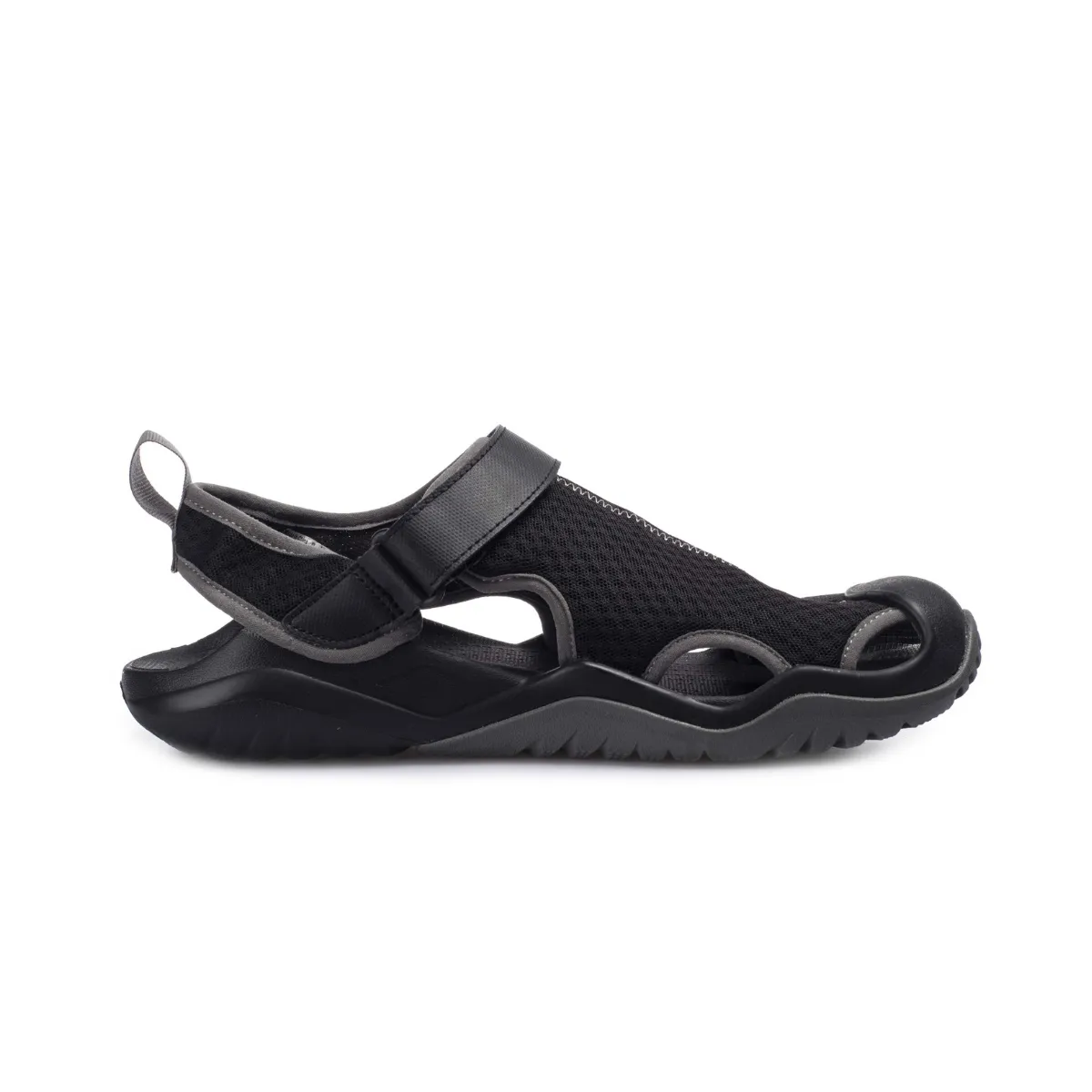 Crocs Swiftwater™ Mesh Deck Sandal Men - BLKGRY