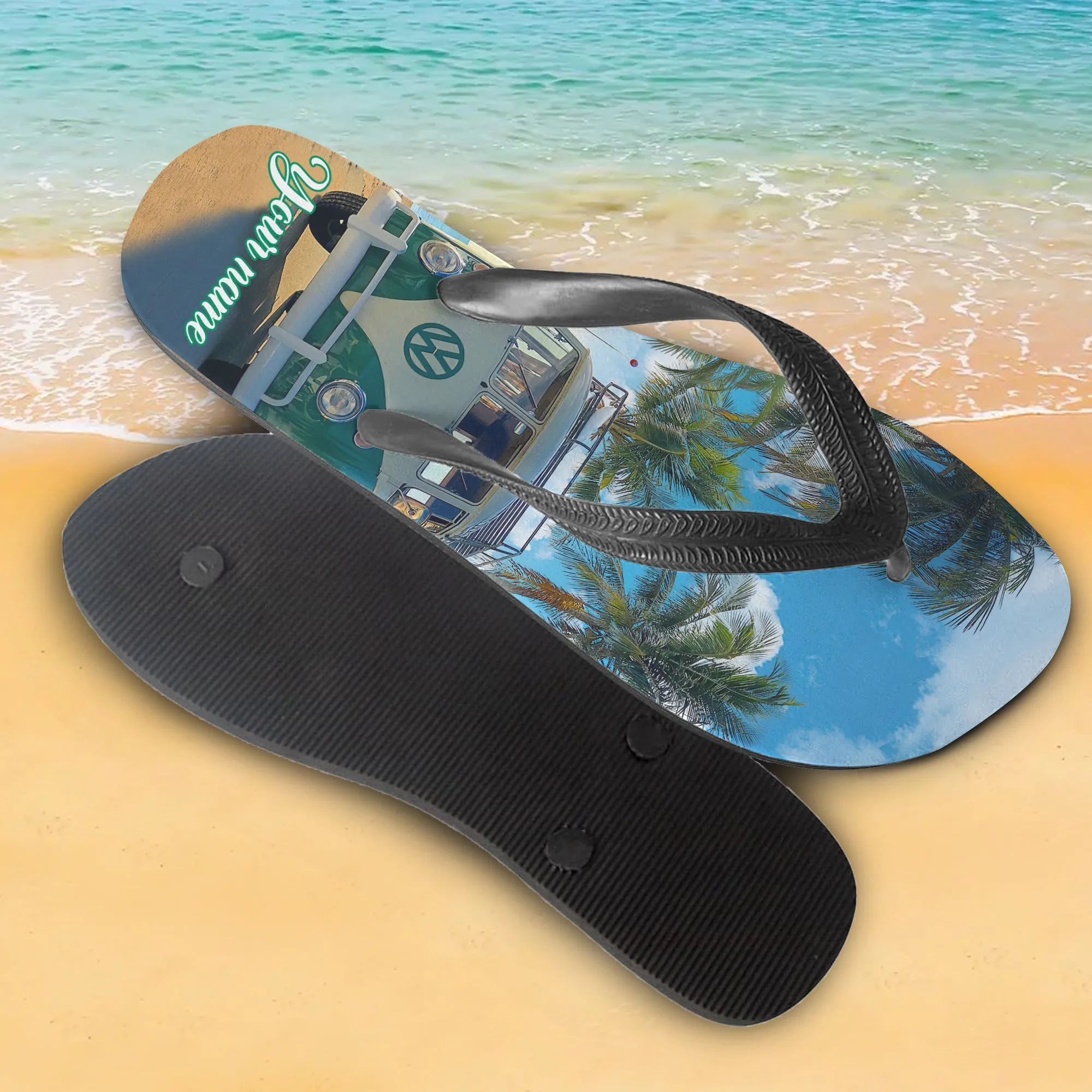 Custom Flip Flops - I Love Summer - Fuly 2