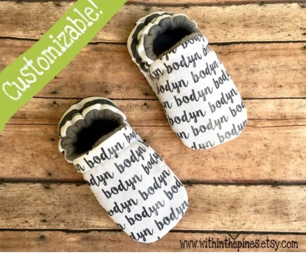 Custom Name Moccasins