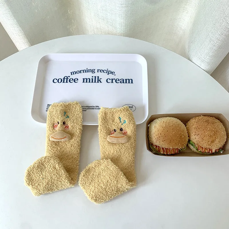 Cute Coral Fleece Socks