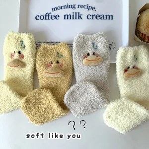 Cute Coral Fleece Socks