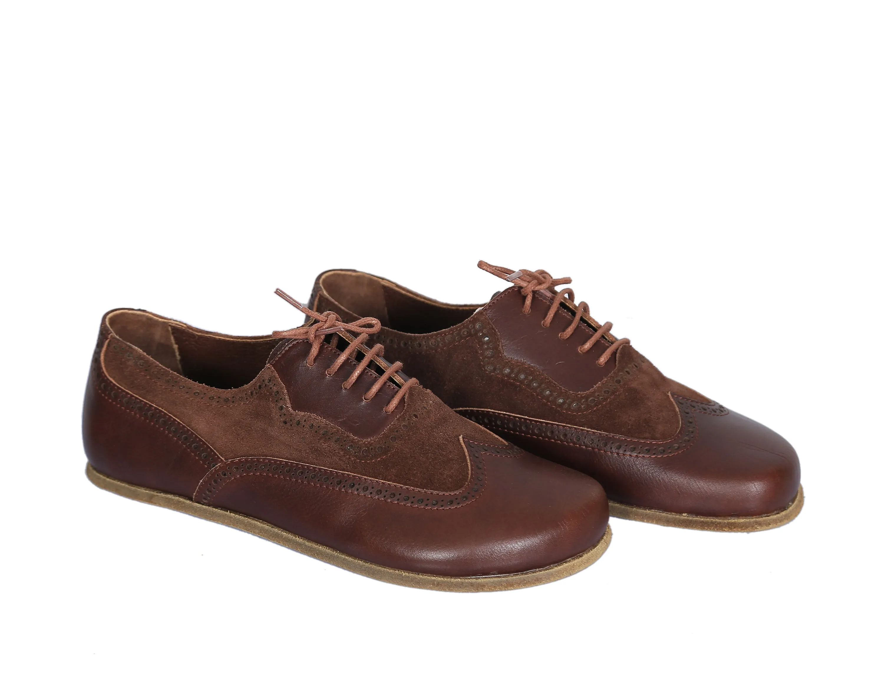 Dark Brown Moccasins Wide Barefoot Leather Handmade Shoes