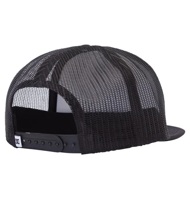 DC Men's Gas Station Trucker Hat - Riptide Black